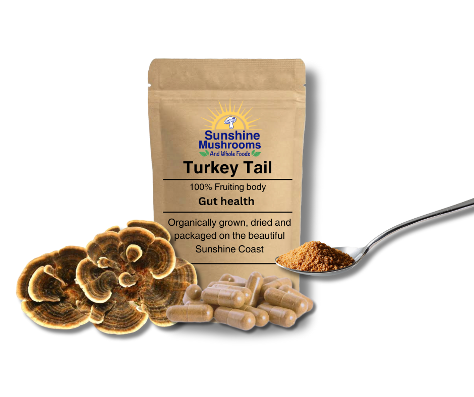 100% Organically Grown Turkey Tail Mushroom